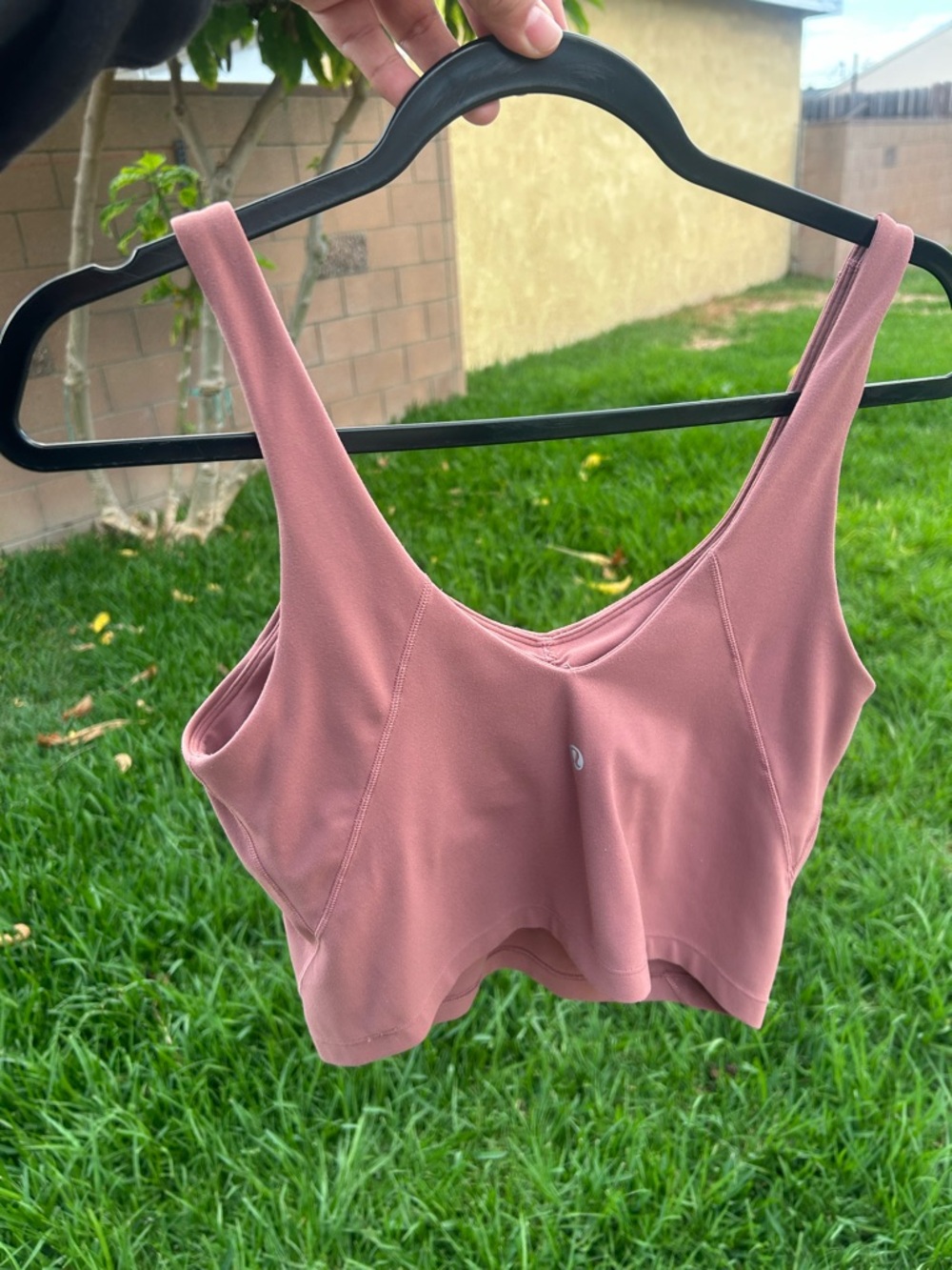 lululemon athletica Mauve Pink Ruched Front Tank Top - Picture 4 of 6